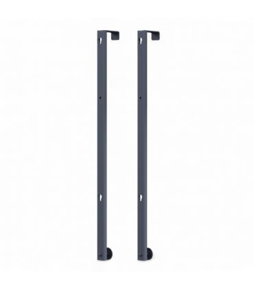 Crochet pour suspendre deux bacs à fleurs de balcon (ensemble de 2 pièces) - COYOTTO CY0043-2