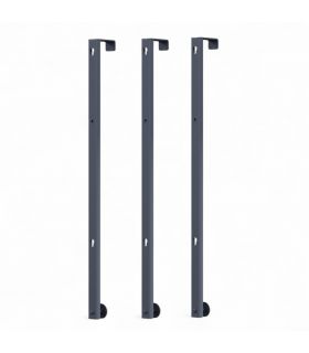 Crochet pour suspendre deux bacs à fleurs de balcon (ensemble de 3 pièces) - COYOTTO CY0043-3