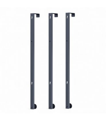 Crochet pour suspendre deux bacs à fleurs de balcon (ensemble de 3 pièces) - COYOTTO CY0043-3