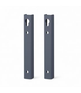 Fixation murale pour suspendre un seul bac à fleurs de balcon (ensemble de 2 pièces) - COYOTTO CY0044-2