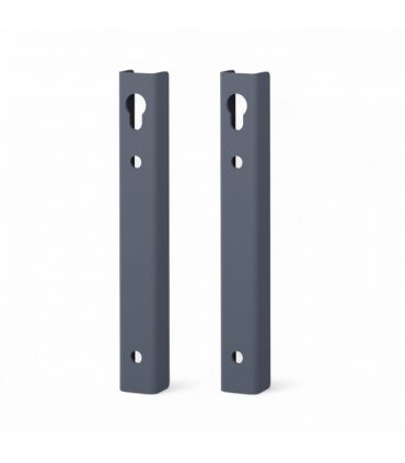 Fixation murale pour suspendre un seul bac à fleurs de balcon (ensemble de 2 pièces) - COYOTTO CY0044-2