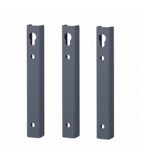 Fixation murale pour suspendre un seul bac à fleurs de balcon (ensemble de 3 pièces) - COYOTTO CY0044-3