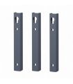 Fixation murale pour suspendre un seul bac à fleurs de balcon (ensemble de 3 pièces) - COYOTTO CY0044-3