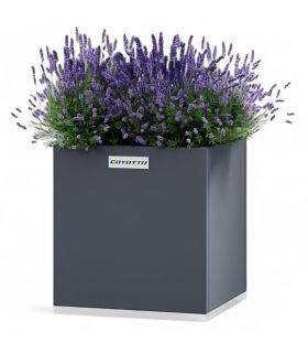 Jardinière Carrée en Acier 40cm x 40cm x 75cm - COYOTTO CY404075