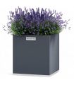 Jardinière Carrée en Acier 40cm x 40cm x 75cm - COYOTTO CY404075