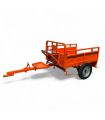 Remorque freinée 450KG de charge pour motoculteur toute marque - DAEWOO DATR145