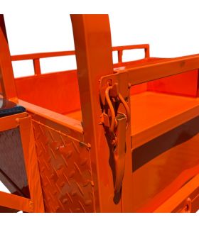 Remorque freinée 450KG de charge pour motoculteur toute marque - DAEWOO DATR145