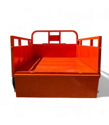 Remorque freinée 450KG de charge pour motoculteur toute marque - DAEWOO DATR145