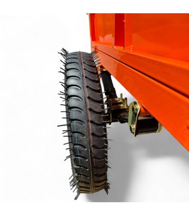 Remorque freinée 450KG de charge pour motoculteur toute marque - DAEWOO DATR145