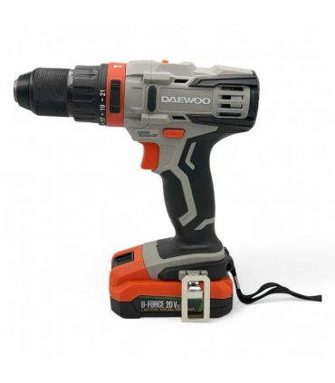 Perceuse visseuse à percussion 20 V 44 Nm sans fil avec batterie et chargeur - DAEWOO DALD18-M1PC-KIT