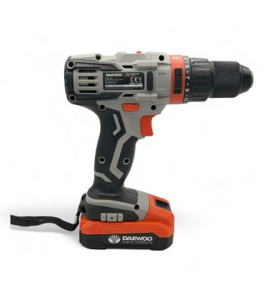 Perceuse visseuse à percussion 20 V 44 Nm sans fil avec batterie et chargeur - DAEWOO DALD18-M1PC-KIT