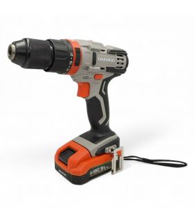 Perceuse visseuse à percussion 20 V 44 Nm sans fil avec batterie et chargeur - DAEWOO DALD18-M1PC-KIT
