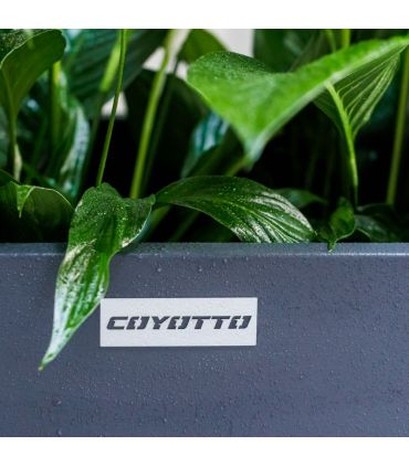 Jardinière Carrée en Acier 40cm x 40cm x 75cm - COYOTTO CY404075