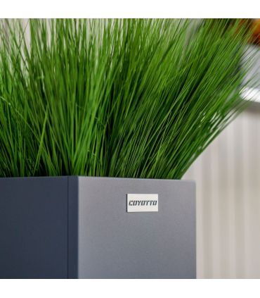 Jardinière Carrée en Acier 40cm x 40cm x 75cm - COYOTTO CY404075