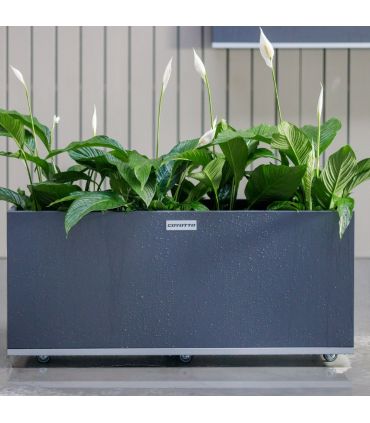 Jardinière de balcon en acier 100cm x 20cm x 20cm - COYOTTO CY1002020B