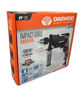 Perceuse à percussion électrique DAEWOO 550W, 48000 bpm, mandrin 13 mm - DAID550