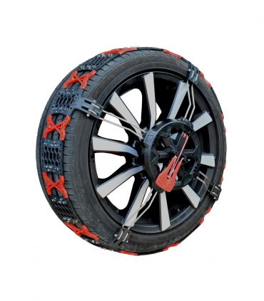 Chaîne neige montage frontal pour véhicules non chainables tension automatique pour pneu 195/75R13 Polaire 0050-PXGA-35.