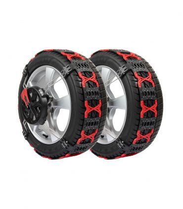 Chaîne neige montage frontal pour véhicules non chainables tension automatique pour pneu 195/75R13 Polaire 0050-PXGA-35.
